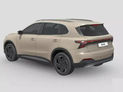 Low Poly Car - MG S5 Low-poly 3D model