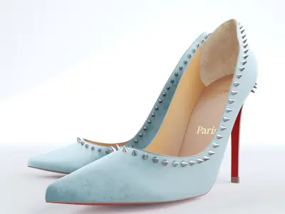 Christian Louboutin Anjalina 100mm High Heels 3D model