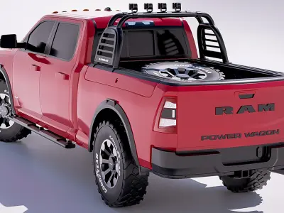 RAM Power Wagon 2021 3D model
