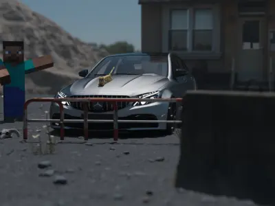 Minecraft x Realismo 3D model