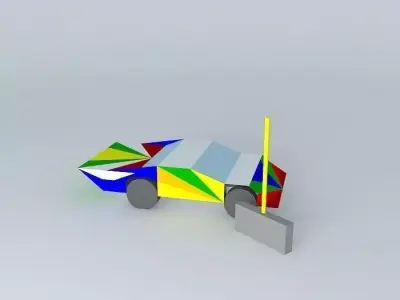 The RACE  Radio Controlled Free 3D model