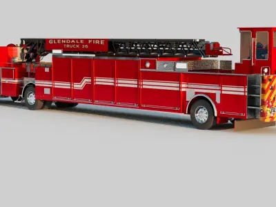 Arrow XT Ascendant 107 Heavy-Duty Tractor 3D model