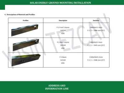 SOLAR ENERGY GROUND MOUNTED INSTALLATION-CATALOG-2 3D model