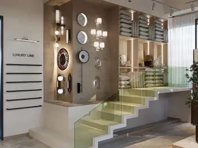 HOME DECORATION STORE INTERIOR DESIGN 3D model