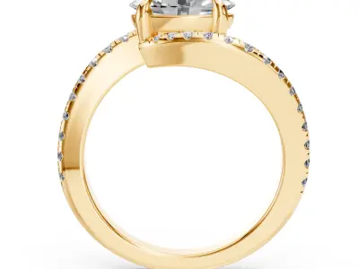 Oval Bypass Ring 3D print model