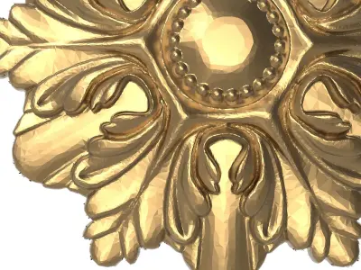  decorative pattern ready for 3D printing 3D model