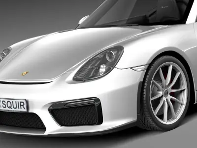 Porsche Boxster Spyder 2016 3D model