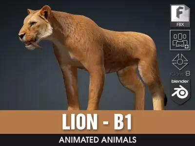 Lion-B1 3D model