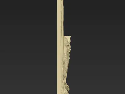 A Wolf in the Forest A120 3D print model