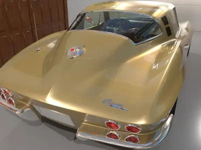 Chevrolet Corvette Stingray 1964-65 3D model