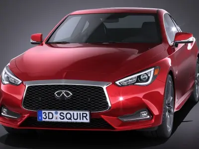 Infiniti Q60 2017 3D model