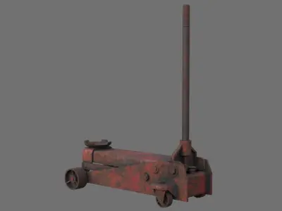 Car Jack 1B Low-poly 3D model