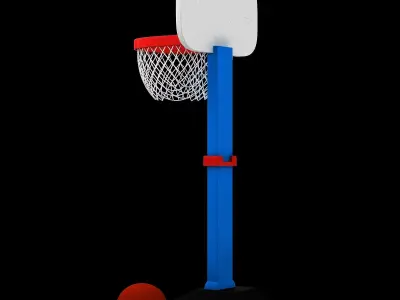  Little Tikes Easy Score Basketball Set Low-poly 3D model
