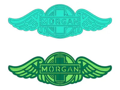 Morgan Logo 3D print model