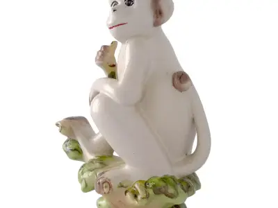 Ceramic Monkey 3D model