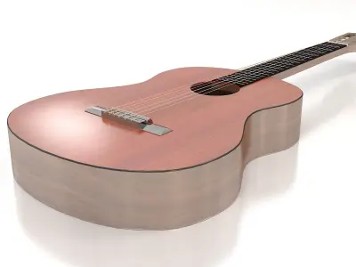 Classical guitar 3d model 3D model