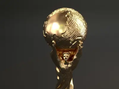 Fifa World Cup 3D model Low-poly 3D model