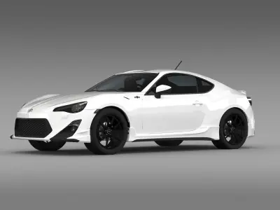 TRD Toyota 86 2013 3D model
