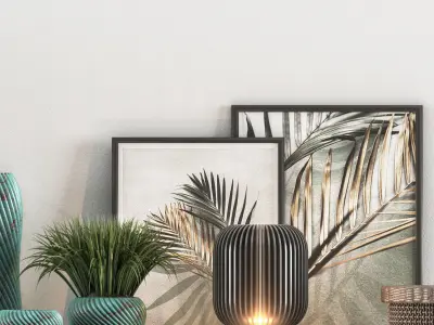 decorative set 01 3D model