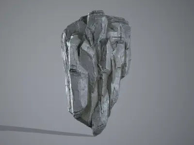 Modular Cliff Rock - Game Ready Asset Free low-poly 3D model