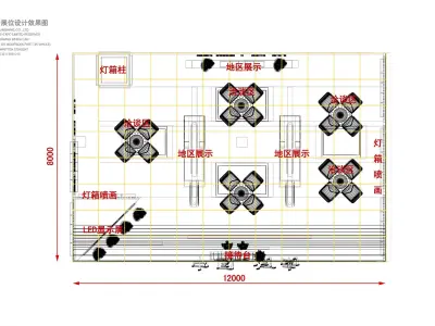 Exhibition - Area - 12X8 -3DMAX2009-08 3D model