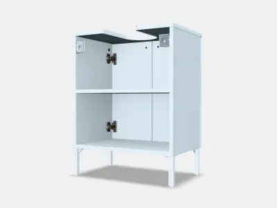NYSJON Wash-basin base cabinet w 2 doors Low-poly 3D model