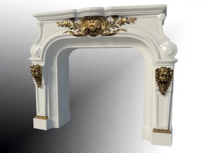 decor for the fireplace in the style of the Ludovic 3D print model