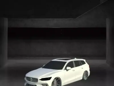 volvo v60 3D model