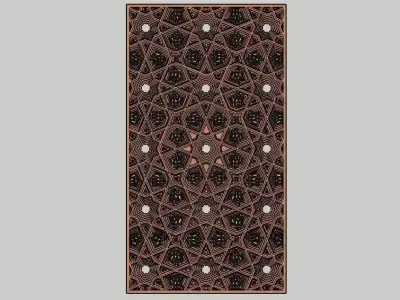 multilayer islamic art 3D print model