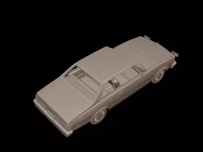 Chevrolet malibu classic 1980 two doors 3D print model