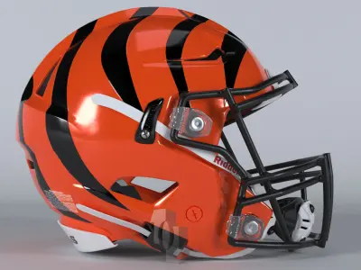 CINCINNATI BENGALS Helmet Football AFC NORTH PBR updated 2025 3D model