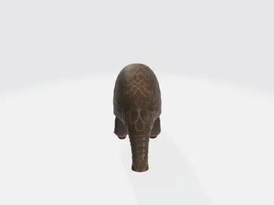 Realistic Cute Pangolin Model High Poly 3D model