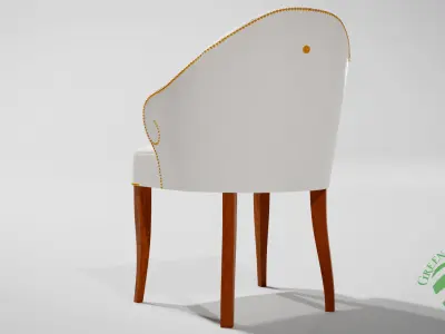 Luxury Leather Chair 3D model