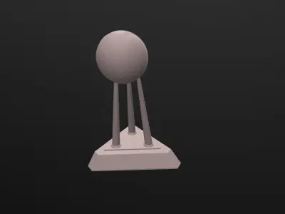 WNBA Championship Trophy 3D print model
