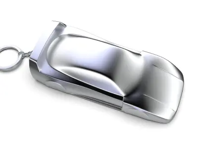 Ferrari F40 Speedform Automotive Sculpture Keychain 3D print model