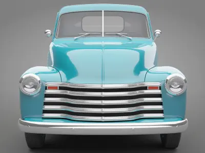 Generic Old Pickup Truck 01 3D model