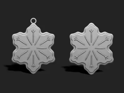 Christmas Cookie Ornament - Pendant -  Christmas Tree 3 3D print model
