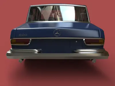 Mercedes Benz 600 Pullman 1964 3D model
