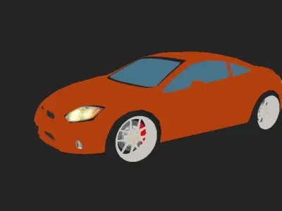 ECLIPSE REPLICA Low-poly 3D model