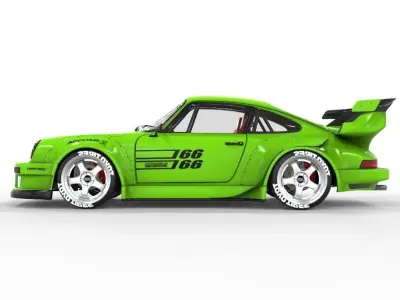 Porsche 911 RWB 3D model