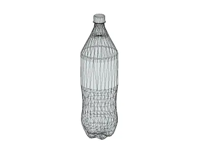 Supermarket Soda Drink Bottle 03 Low Poly PBR Realistic Low-poly 3D model