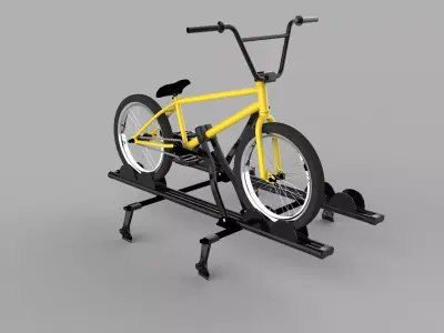 Roof Bike Rack Carrier 3D model