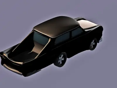 Low Poly Anatolian Truck Low-poly 3D model