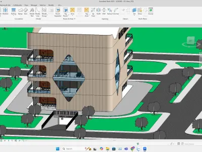 Office Building 3D model