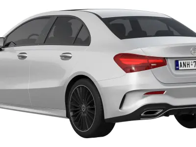 Mercedes-Benz A-Class Sedan AMG 2023 3D model
