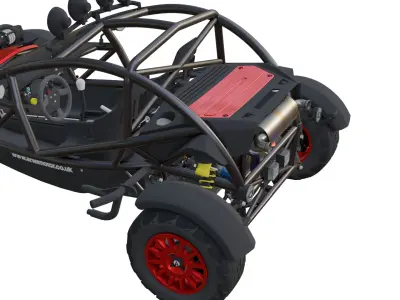 2016 Ariel Nomad Low-poly 3D model