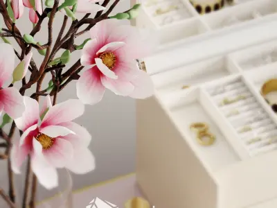 Decorative set 01 3D model