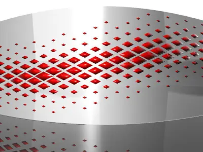 Diamond Panels Parametric Facade Design Grasshopper Rhino Files 3D model