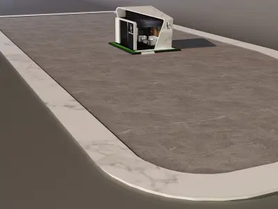  Show Room Store Exhibition a670 b 3D model