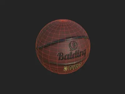 Basketball Court Pack Low-poly 3D model